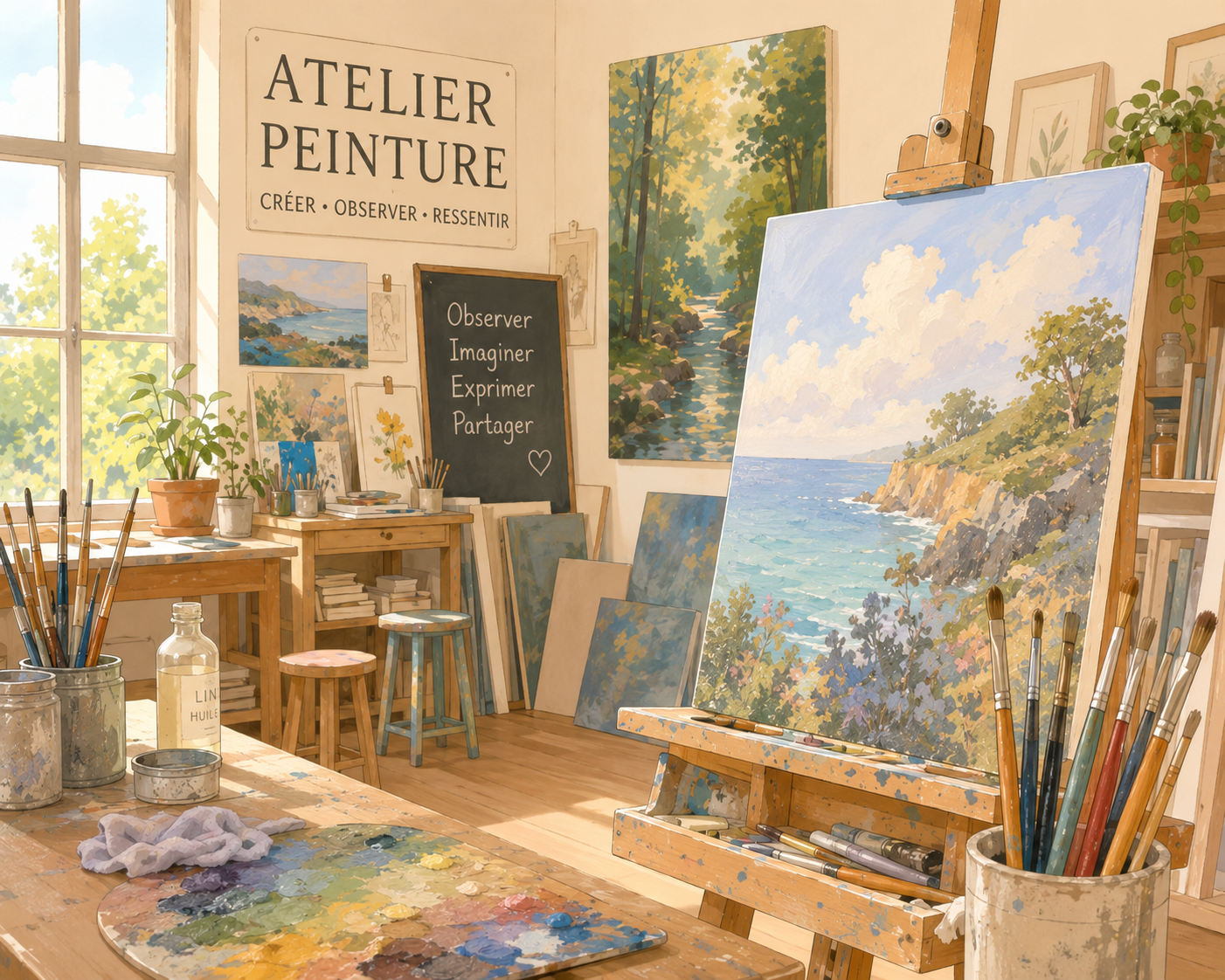 Atelier peinture
